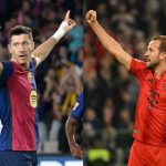Barcelona's Robert Lewandowski and Bayern Munich's Harry Kane will face off at Estadi Olímpic in the Champions League
