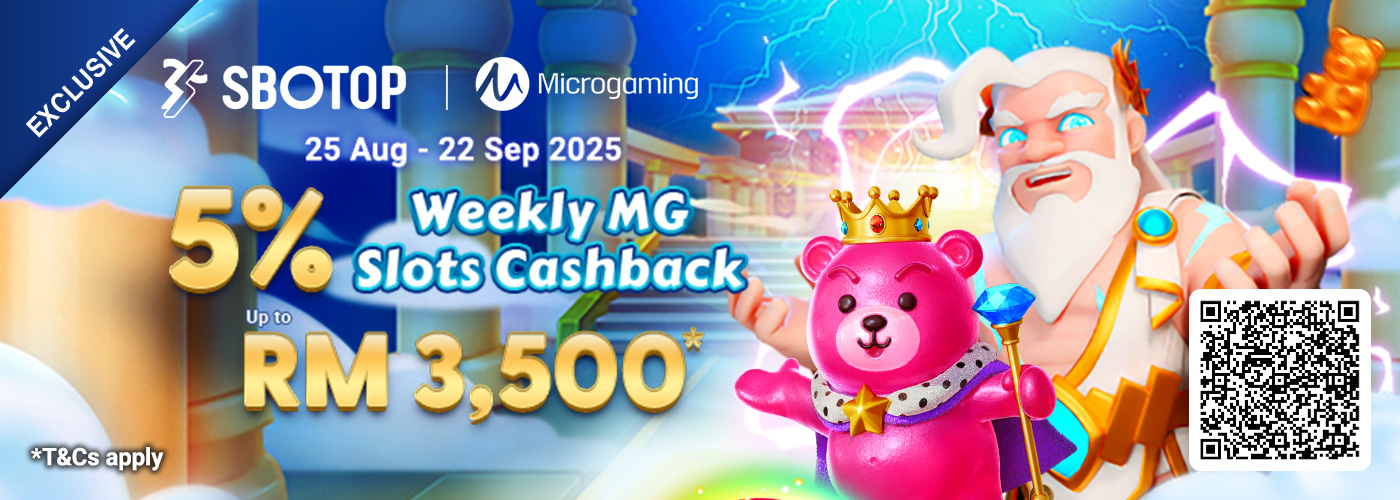 5% Weekly MicroGaming Slots Cashback