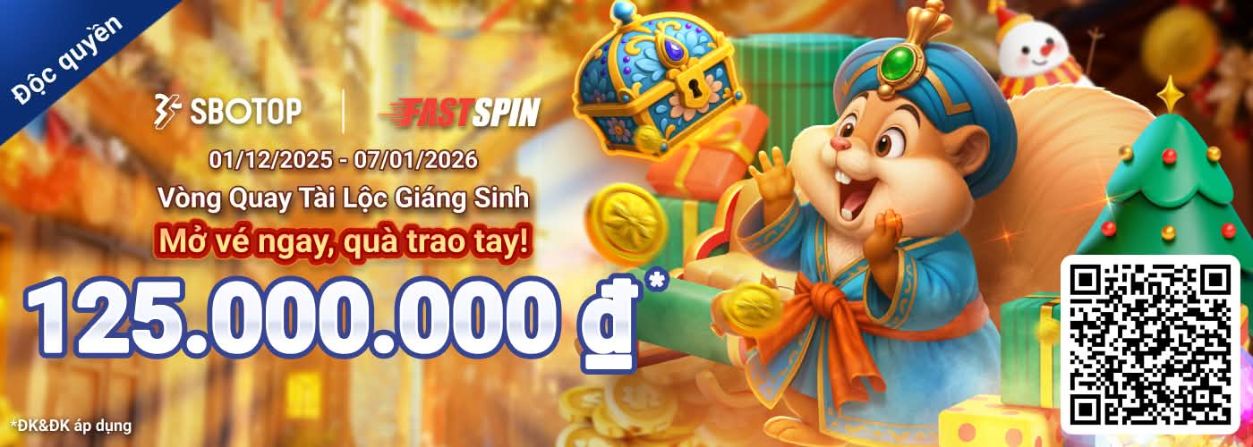 Vòng Quay Tài Lộc Giáng Sinh FastSpin x SBO