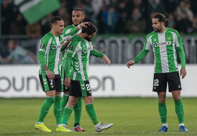 Isco won't be available when Real Betis play against Atletico Madrid in the Copa del Rey quarter-final due to injury