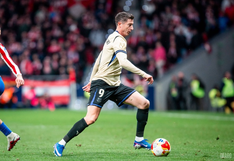 Robert Lewandowski incar tambahan gol di La Liga musim ini