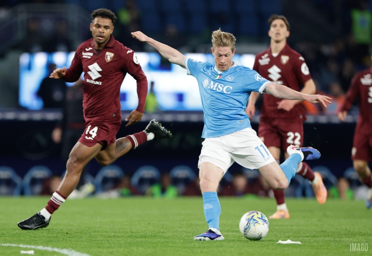 Kevin De Bruyne will look to make an impact in Napoli’s remaining Serie A fixtures following his comeback from injury