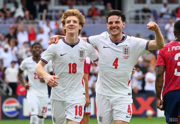 Anthony Gordon cetak gol di pertandingan international friendly