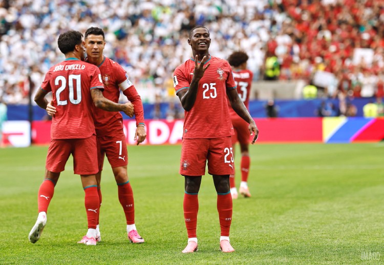 Nuno Mendes scores a stunning free‑kick to make it 2‑0 for Portugal at World Cup 2026